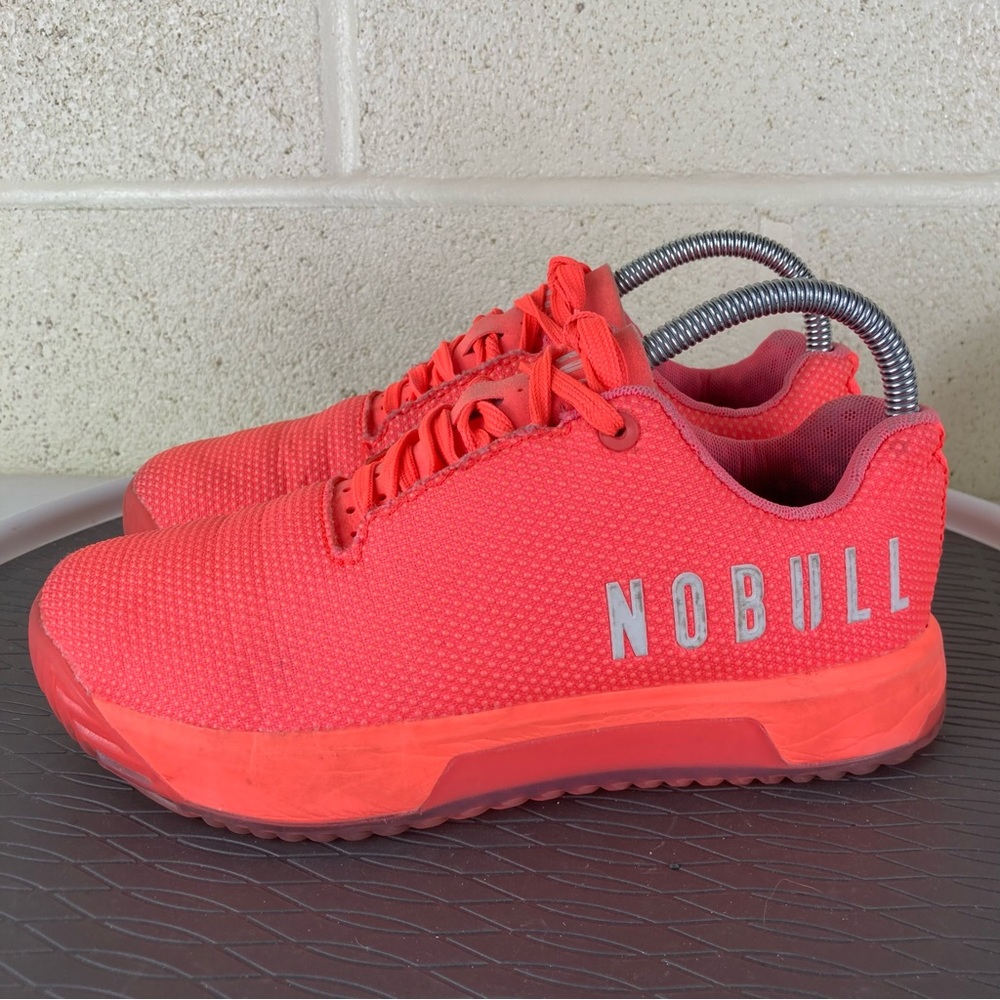 No Bull WOMEN'S NEON CORAL TRAINER PLUS size 7